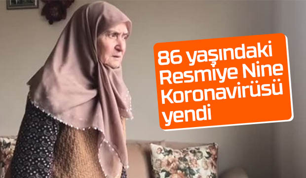 Sakaryalı 86 yaşındaki teyze koronayı yendi