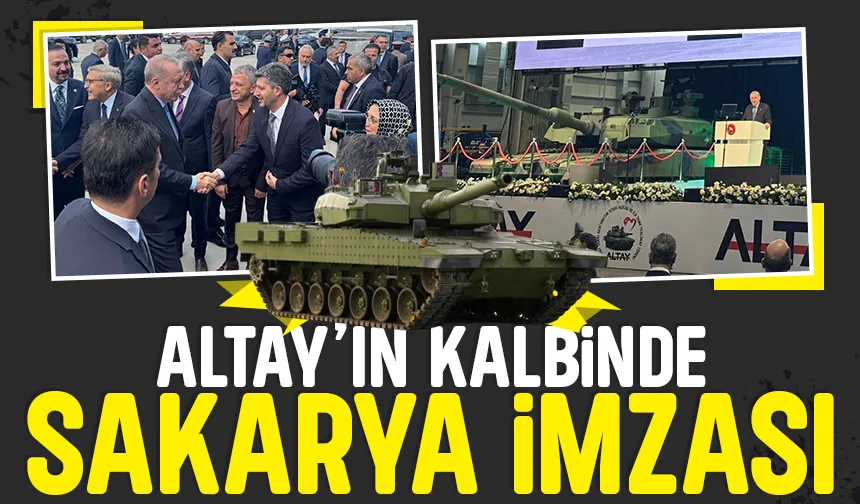 Sakaryalı iş adamları ALTAY Tankı teslimat törenine katıldı
