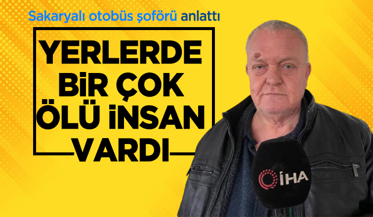 Sakaryalı otobüs şoförü Ukrayna'daki dramı anlattı