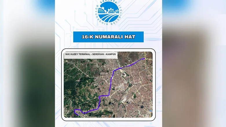 Sakarya’nın toplu taşımasına yeni hat