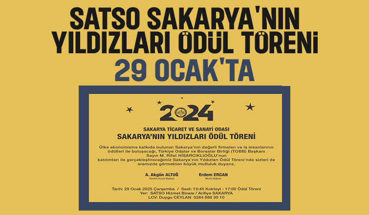 Sakarya’nın Yıldızları Ödül Töreni