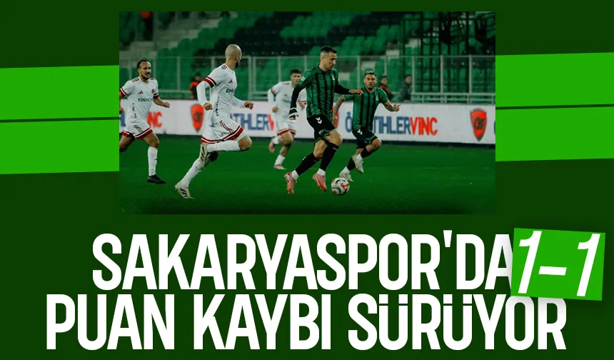 Sakaryaspor 1 Ümraniyespor 1