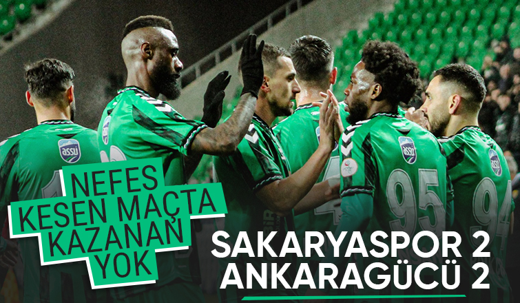 Sakaryaspor 2 Ankaragücü 2