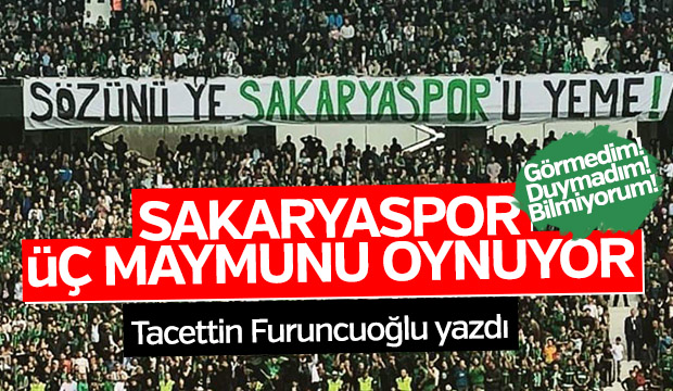 SAKARYASPOR 3 MAYMUNU OYNUYOR