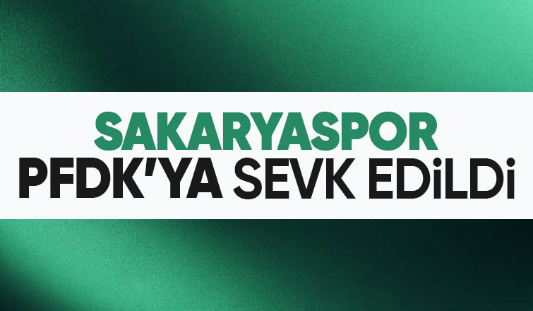 Sakaryaspor'a ceza yolda