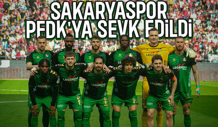 Sakaryaspor'a ceza yolda