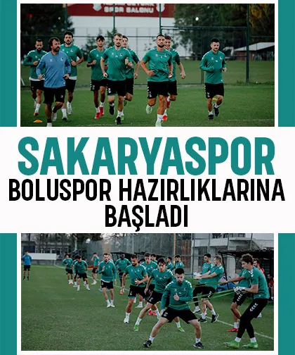 Sakaryaspor'da Boluspor hazırlıkları