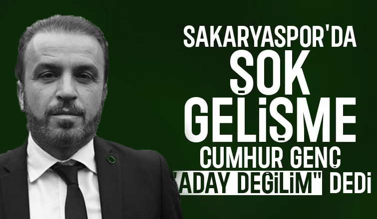Sakaryaspor'da Cumhur Genç aday olmayacak