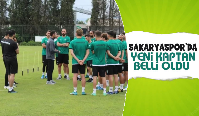 Sakaryaspor'da kaptanlık pazubandının yeni sahibi belli oldu