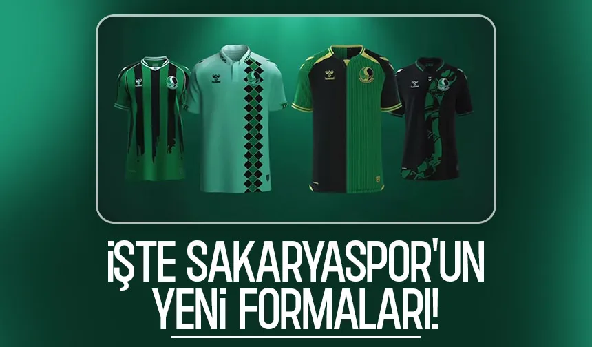Sakaryaspor'da yeni formalar tanıtıldı