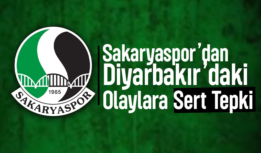 Sakaryaspor'dan sert tepki