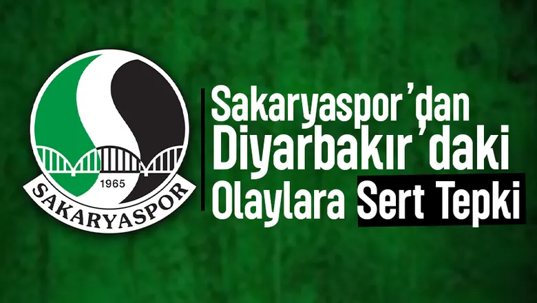 Sakaryaspor'dan sert tepki