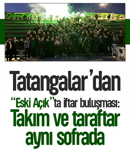 Sakaryaspor iftarda taraftarıyla buluştu