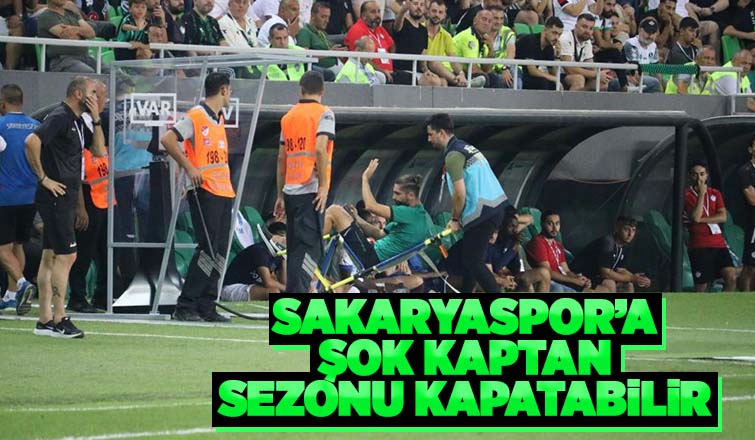 Sakaryaspor kaptanı Oğuz Kocabal, sezonu kapatabilir