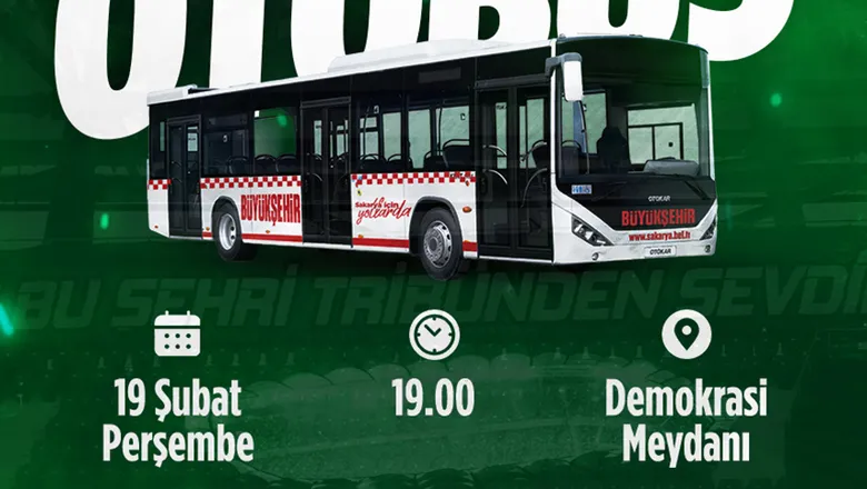 Sakaryaspor maçına iftar sonrası ücretsiz ring seferi