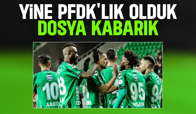 Sakaryaspor PFDK'ya sevk edildi