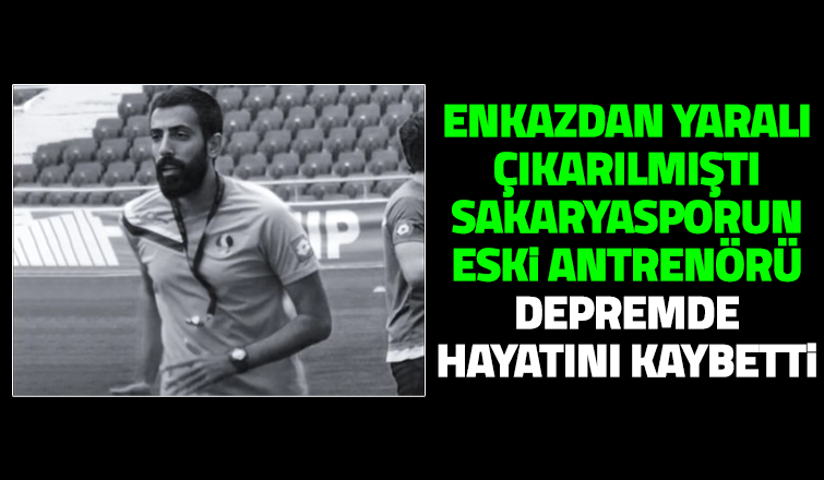 Sakaryaspor'un eski antrenöründen acı haber