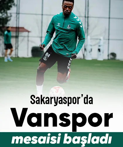 Sakaryaspor Vanspor hazırlıklarına başladı