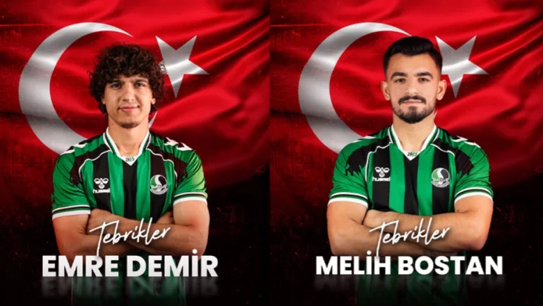 Sakaryaspor'da 2 isim Ümit Milli Takım'da