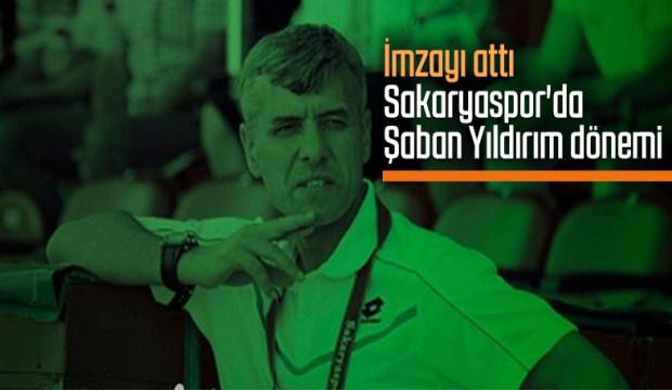 Sakaryasporda Şaban Yıldırım dönemi başladı