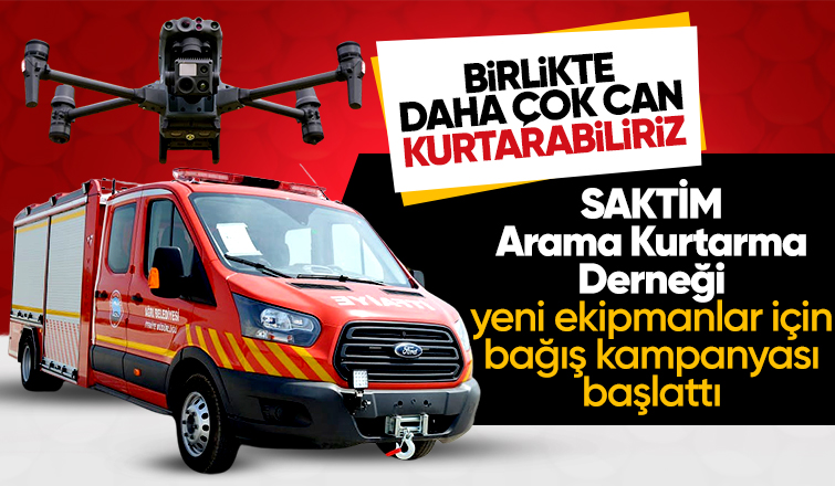 SAKTİM Arama Kurtarma Derneği, Yeni Ekipmanlar İçin Bağış Kampanyası Başlattı