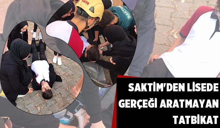 SAKTİM'den lise öğrencilerine afet eğitimi