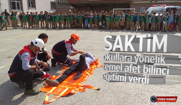 SAKTİM öğrencilere afet bilinci eğitimi verdi
