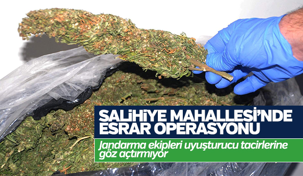 Salihiye Mahallesi'nde Uyuşturucu Operasyonu