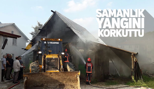Samanlık Yangını Korkutttu