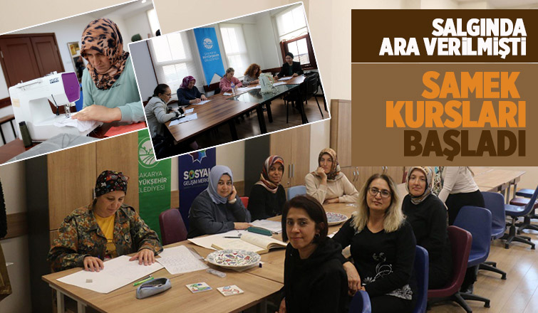 SAMEK’lerde yeni dönem kursları başladı