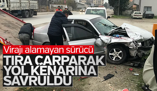 Sanayi Girişinde Kaza