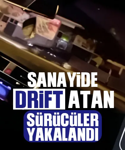 Sanayide drift çekici üstünde bitti