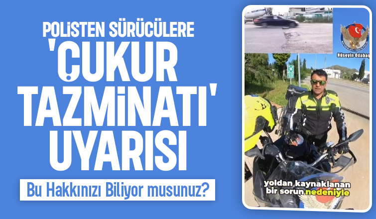 Şanssızlık demeyin, hakkınız var, Polisten çukur mağdurları için bilgilendirme