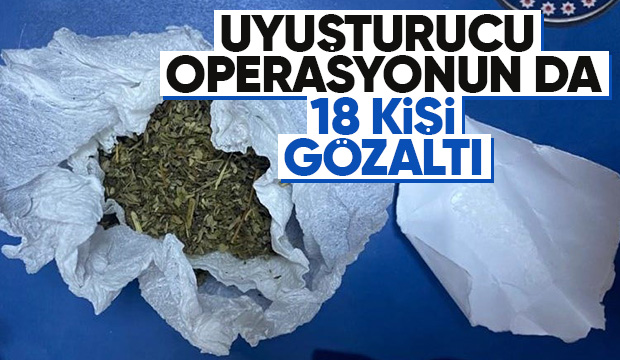 Sapanca da uyuşturucu operasyonu