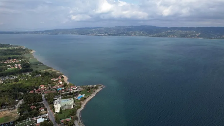 Sapanca Gölü'nde aylar sonra ilk yaşandı