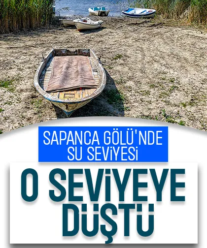 Sapanca Gölü'nde kritik eşik görüldü