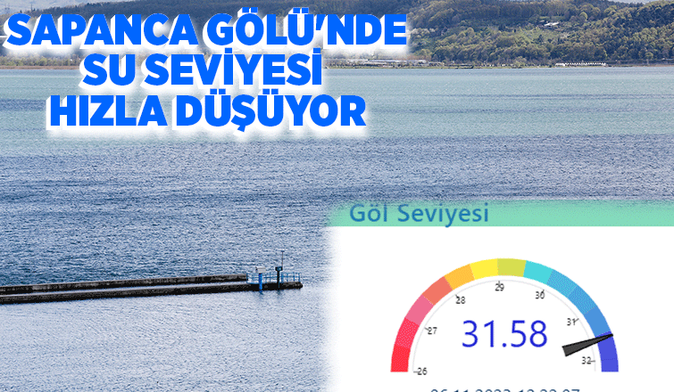 Sapanca Gölü'nde son durum