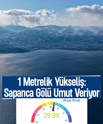 Sapanca Gölü’nde kritik eşik aşılıyor