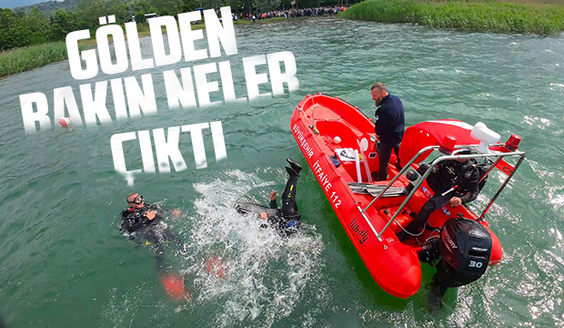 Sapanca Gölü’nden çıkan atıklar görenleri şaşırttı