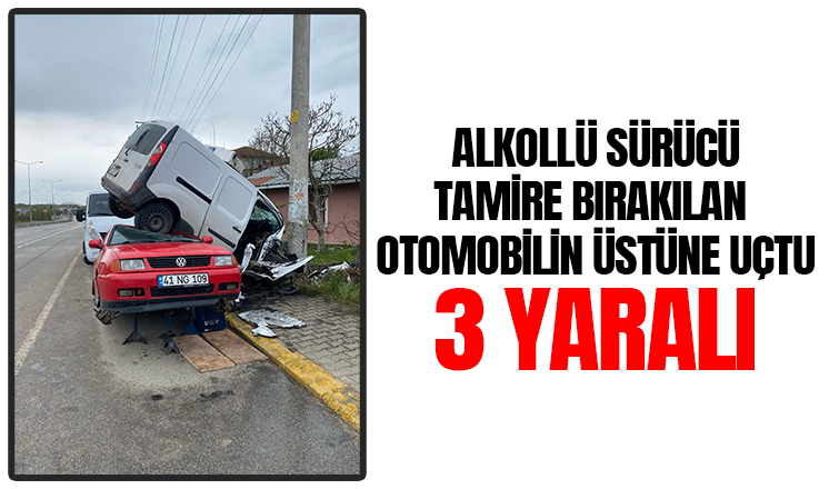 Sapanca yolunda kaza: 3 yaralı