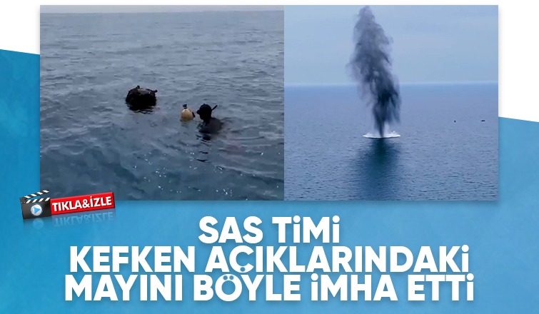 SAS timi mayını imha etti