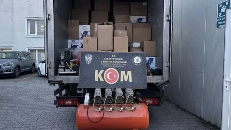 Saskarya'da kaçak tütün operasyonu