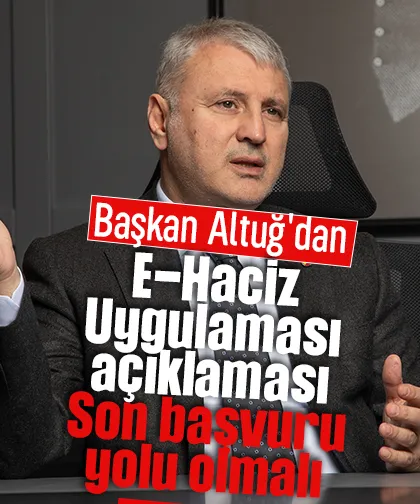 SATSO Başkanı Altuğ'dan E-Haciz Uygulaması açıklaması  