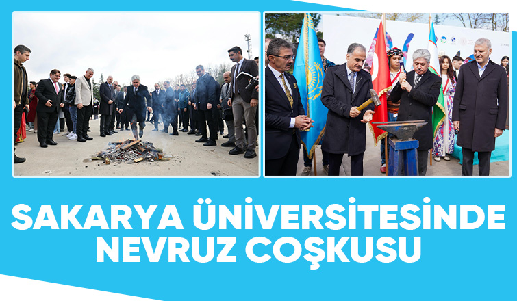 SAÜ'de nevruz ateşi yakıldı