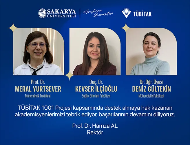 SAÜ'den TÜBİTAK-1001 Başarısı