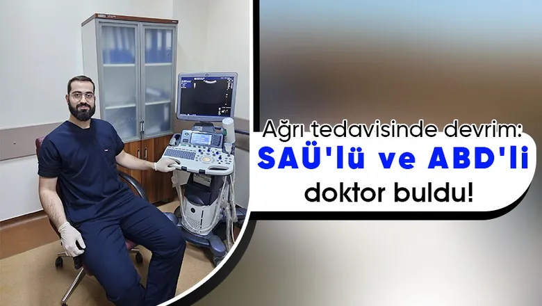 SAÜ'lü doktordan ağrı tedavisinde yeni tedavi