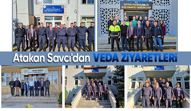 Savcı Kınacı dan veda ziyaretleri