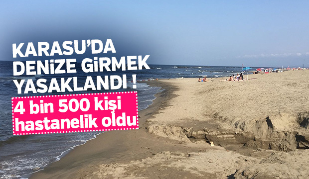 Karasuda denize girmek yasaklandı