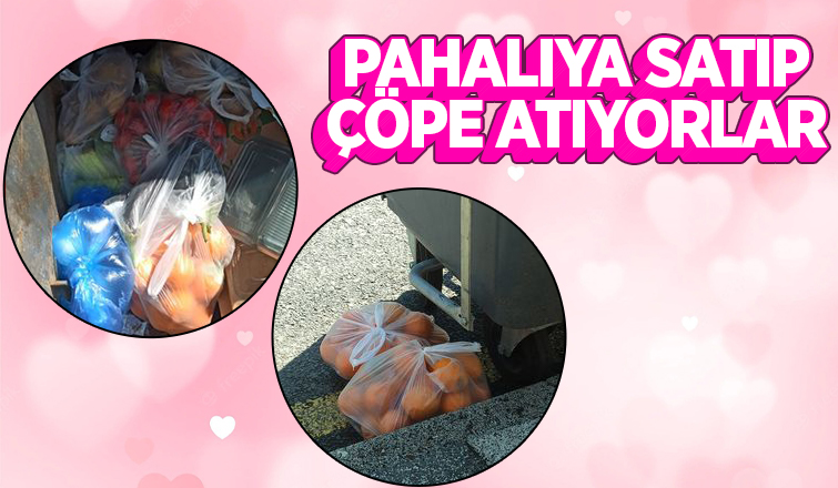 Sebze ve meyvelerin çöpe atılması tepki çekti