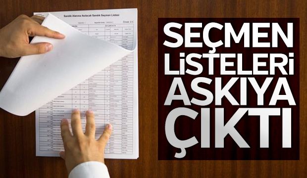 Seçmen Listeleri Askıya Çıktı